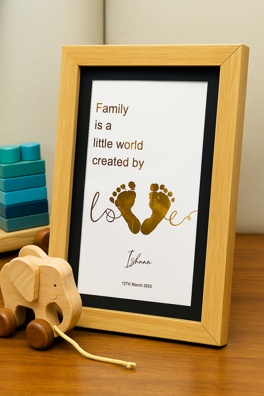 Personalised Family Foil Print