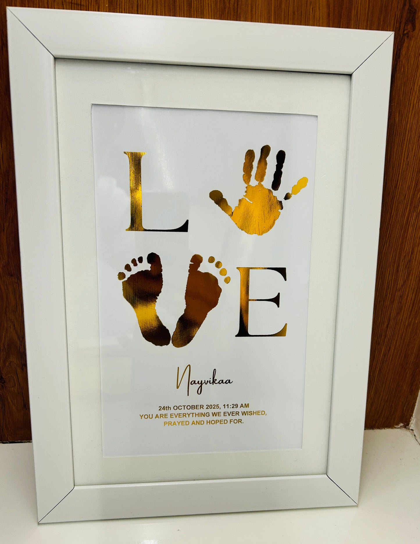 Personalised Love Foil Print