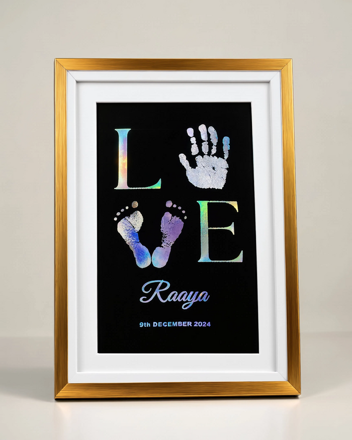 Personalised Love Foil Print