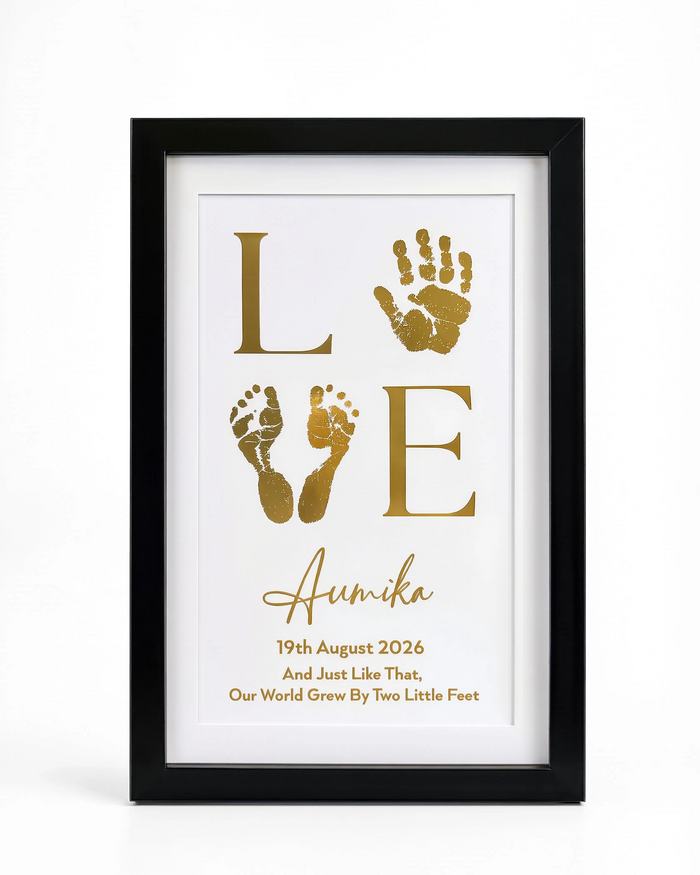 Personalised Love Foil Print